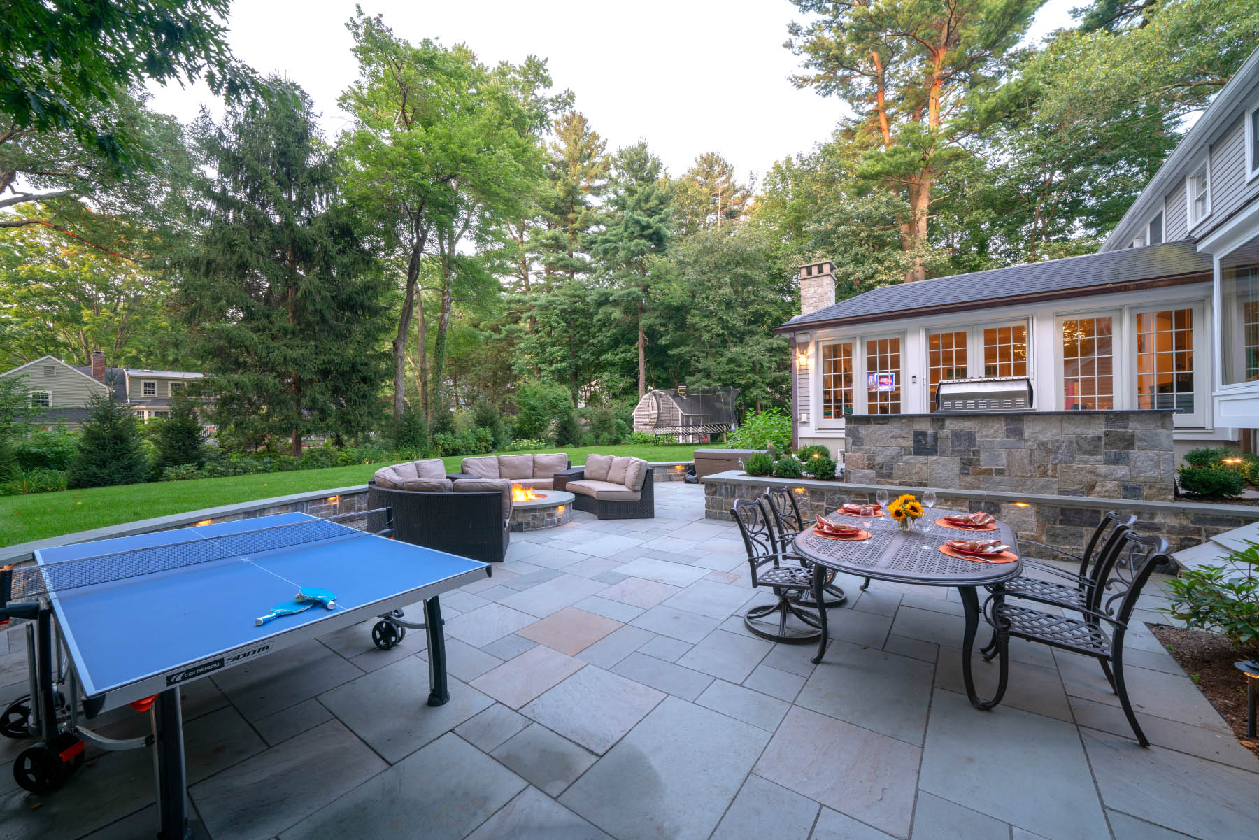 Landscape design for backyard bliss in Wellesley, MA | Land Design Assoc